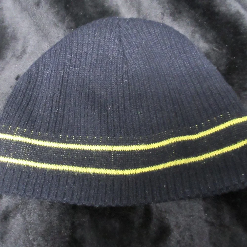 Psychopathic Records Insane Clown Posse ICP Knit Beanie Black and Yellow - Picture 2 of 4